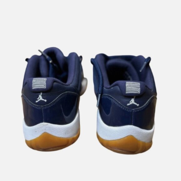 Jordan 11 low Navy/Gum Bottom - Picture 4 of 6